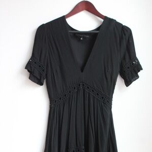 Endless Rose Black Midi Dress